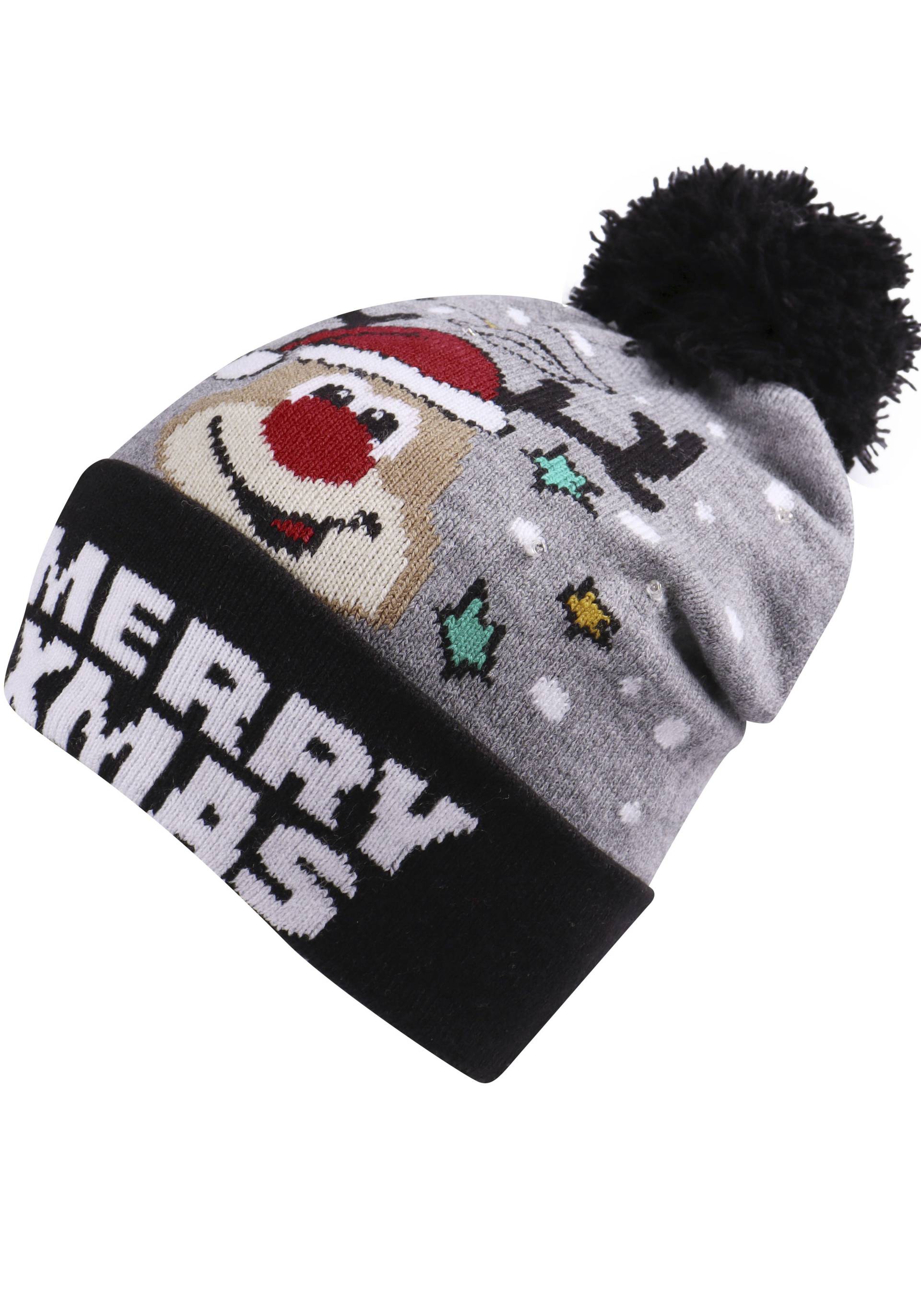 Capelli New York Strickmütze, mit fröhlichem Rentier-Motiv Capelli New York Strickmütze, mit fröhlichem Rentier-Motiv von Capelli New York