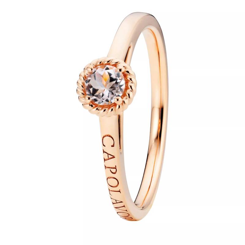 Capolavoro Armbanduhr - Amore Mio 18k rose gold, 1 morganit facetted Ø 4mm - Gr. 56 - in Gold - für Damen von Capolavoro