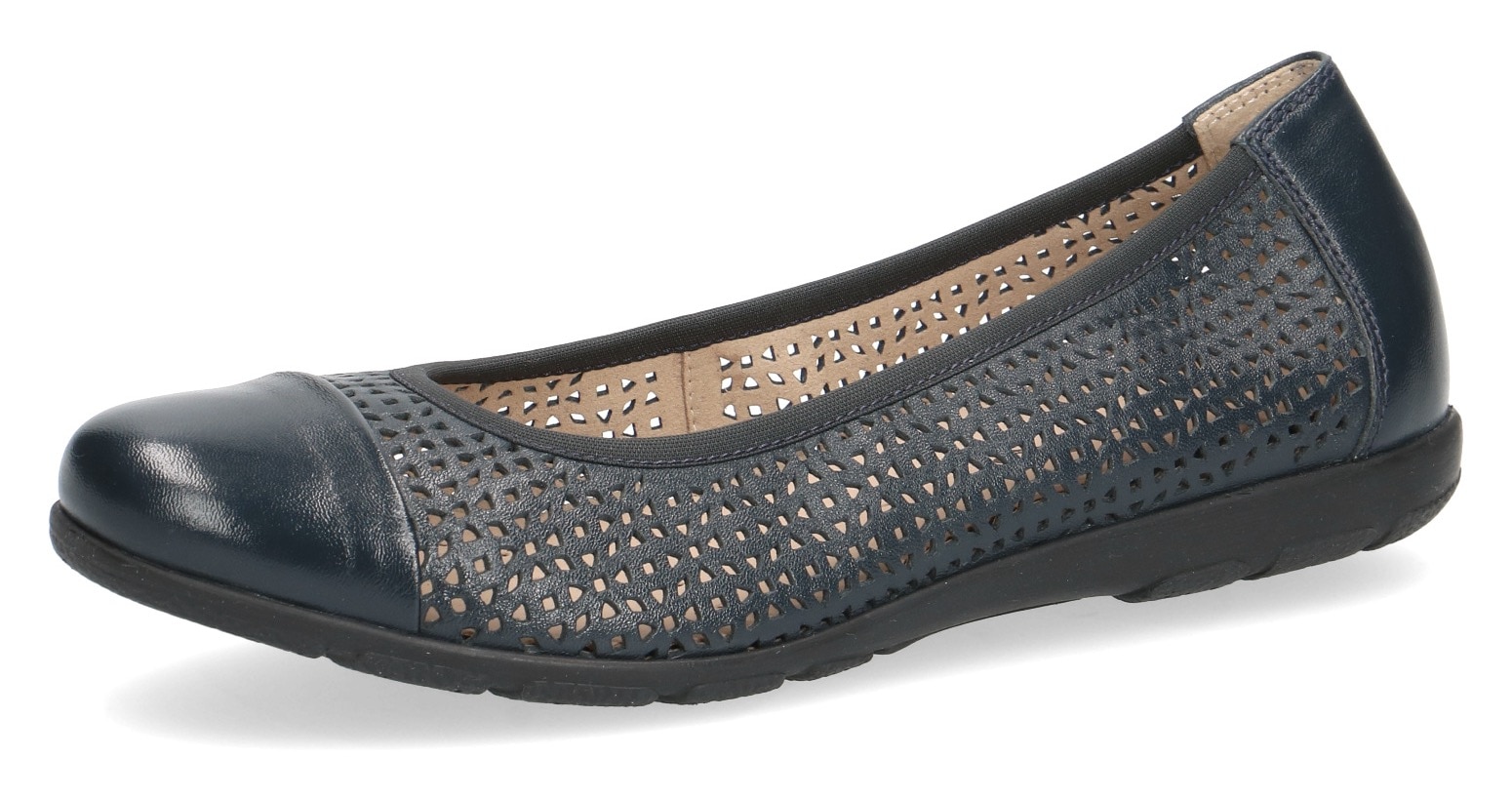 Caprice Ballerina, Slipper, Bequemschuh, Schlupfschuh mit Perforation Caprice Ballerina, Slipper, Bequemschuh, Schlupfschuh mit Perforation von Caprice