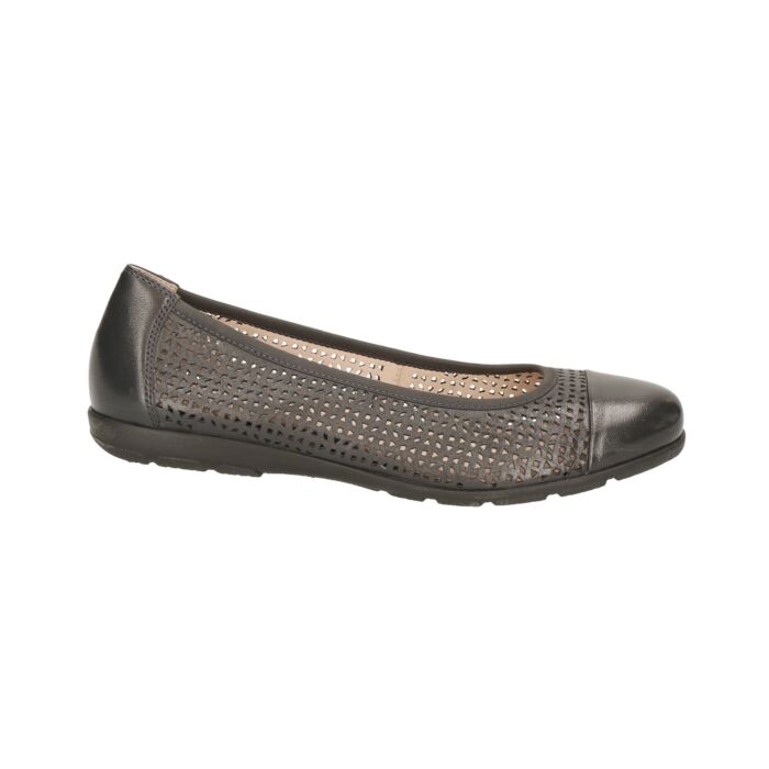 Caprice Ballerina aus feinglänzendem Leder marine Caprice Ballerina aus feinglänzendem Leder marine von Caprice