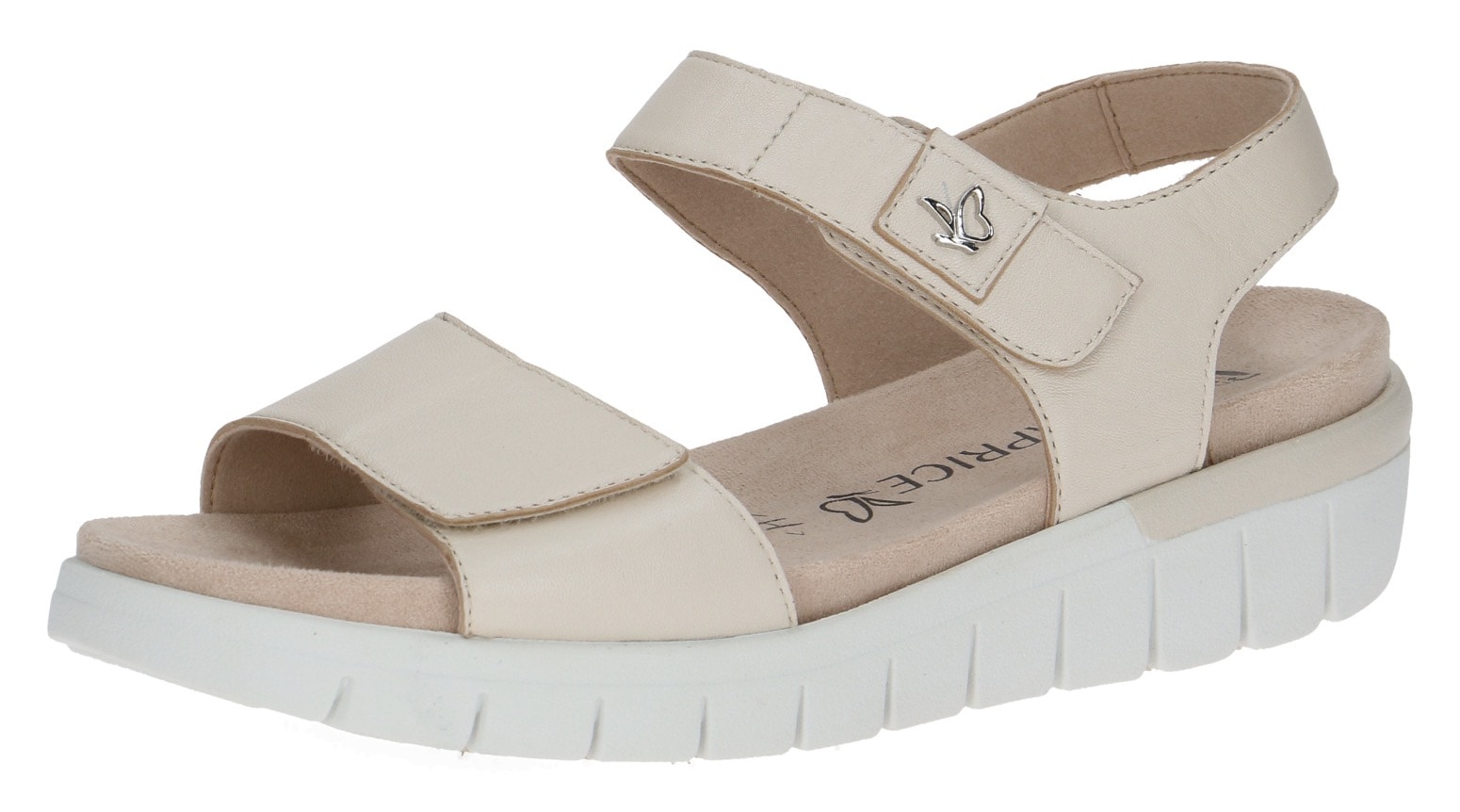 Caprice Sandale, Sommerschuh, Sandalette, Klettschuh, mit Klettverschluss, Weite H von Caprice