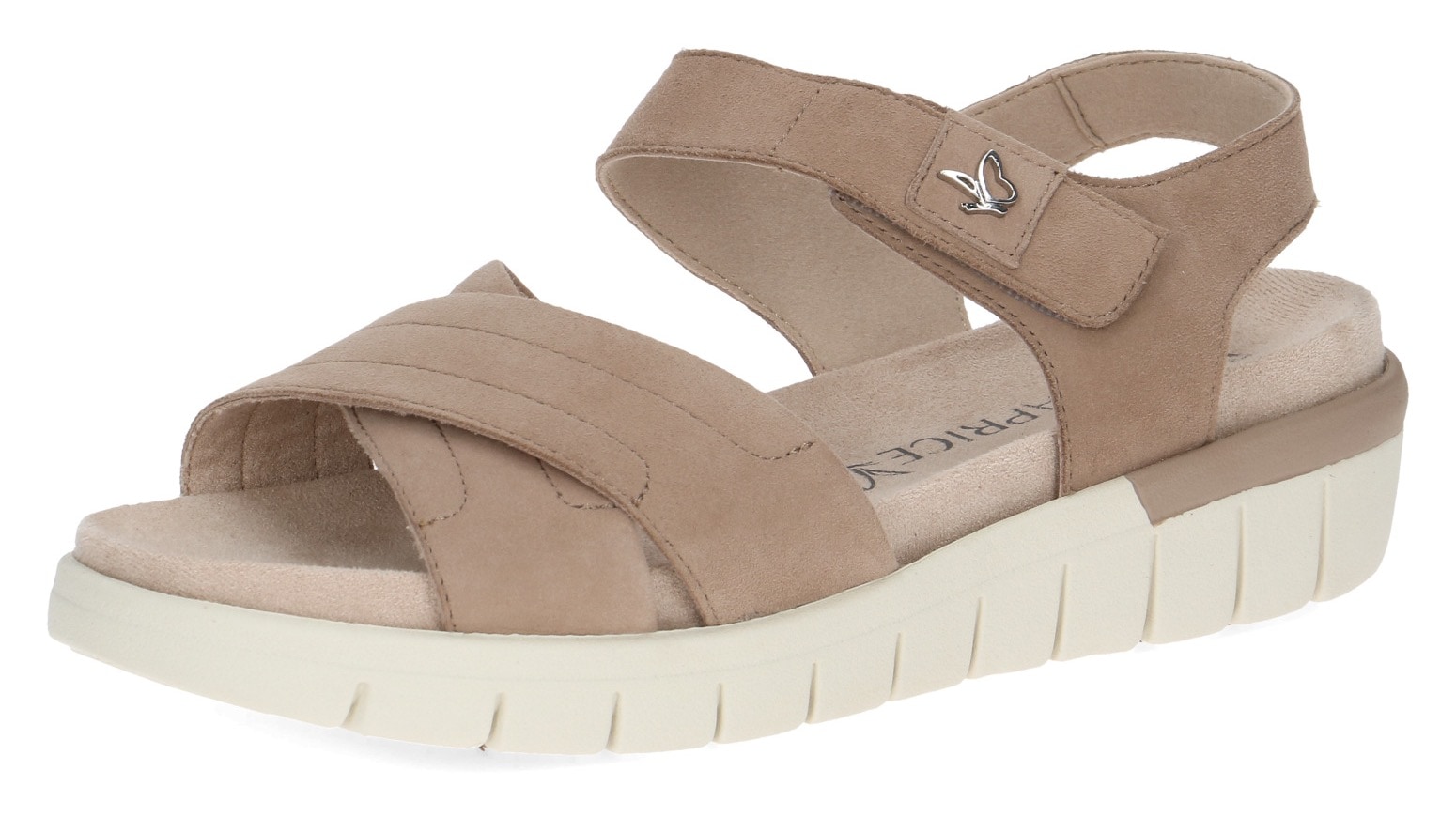 Caprice Sandale, Sommerschuh, Sandalette, Klettschuh, mit MemoryFoam, Weite H von Caprice