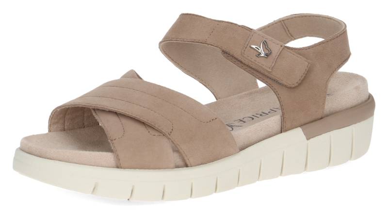 Caprice Sandale, Sommerschuh, Sandalette, Klettschuh, mit MemoryFoam, Weite H von Caprice