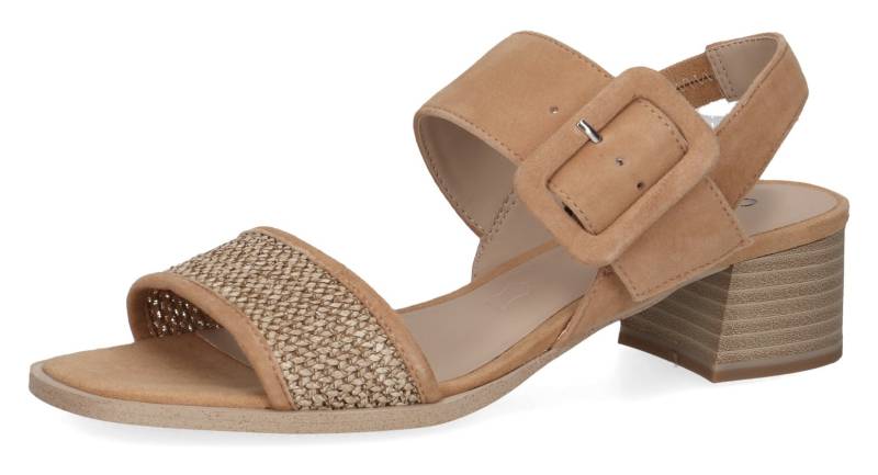 Caprice Sandalette, Sommerschuh, Sandale, Blockabsatz mit Schnallenverschluss von Caprice