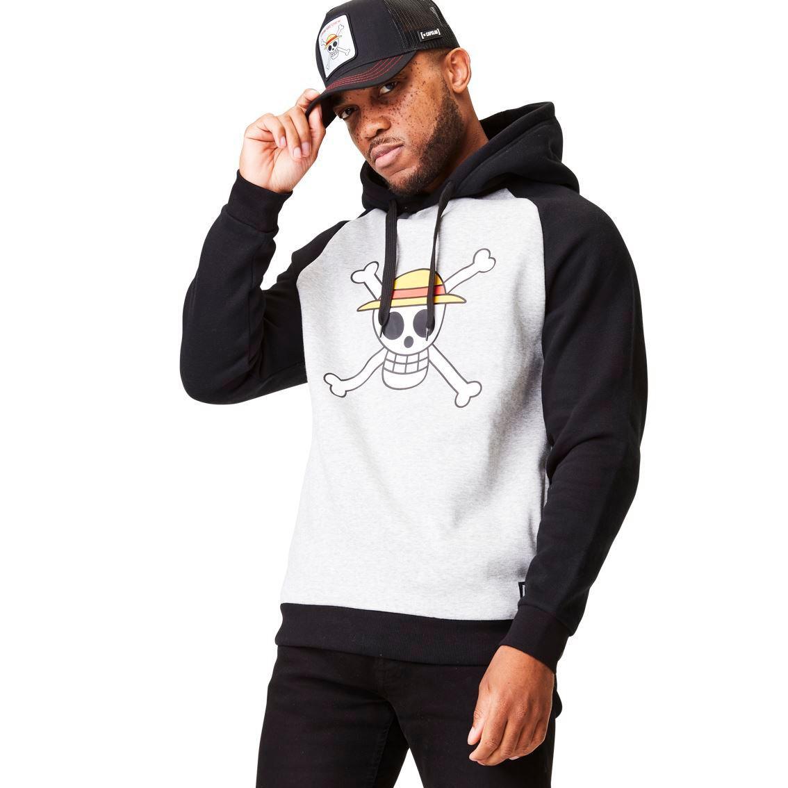 Capslab - hoodie caplab one piece kull, für Herren, Schwarz, Größe S von Capslab