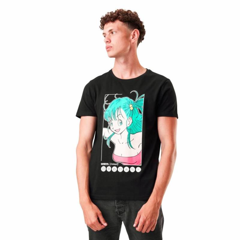 T-shirt - Dragon Ball - Bulma Herren Taubengrau M von Capslab