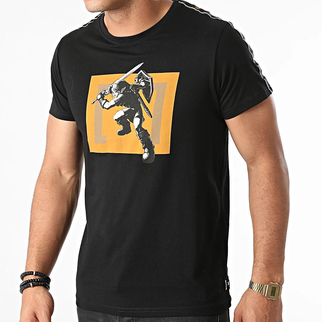 T-shirt - Zelda - Link Herren Schwarz L von Capslab