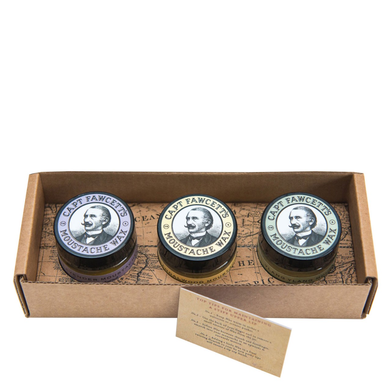 Capt. Fawcett Care - Moustache Wax Cornucopia Set von Captain Fawcett