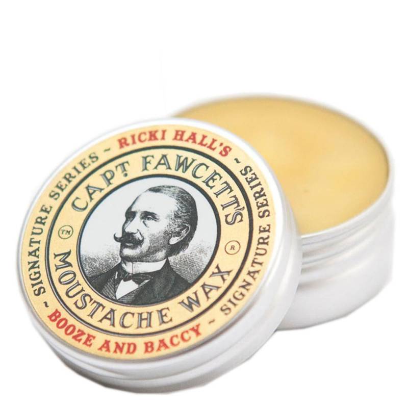 Capt. Fawcett Care - Ricki Hall's Booze & Baccy Moustache Wax von Captain Fawcett