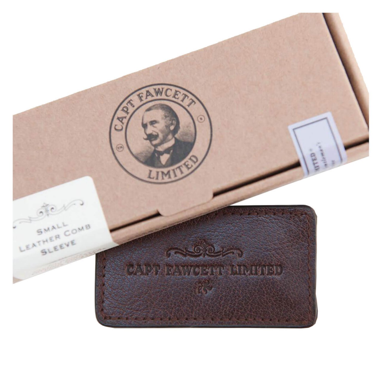 Capt. Fawcett Tools - Small Leather Comb Sleeve von Captain Fawcett