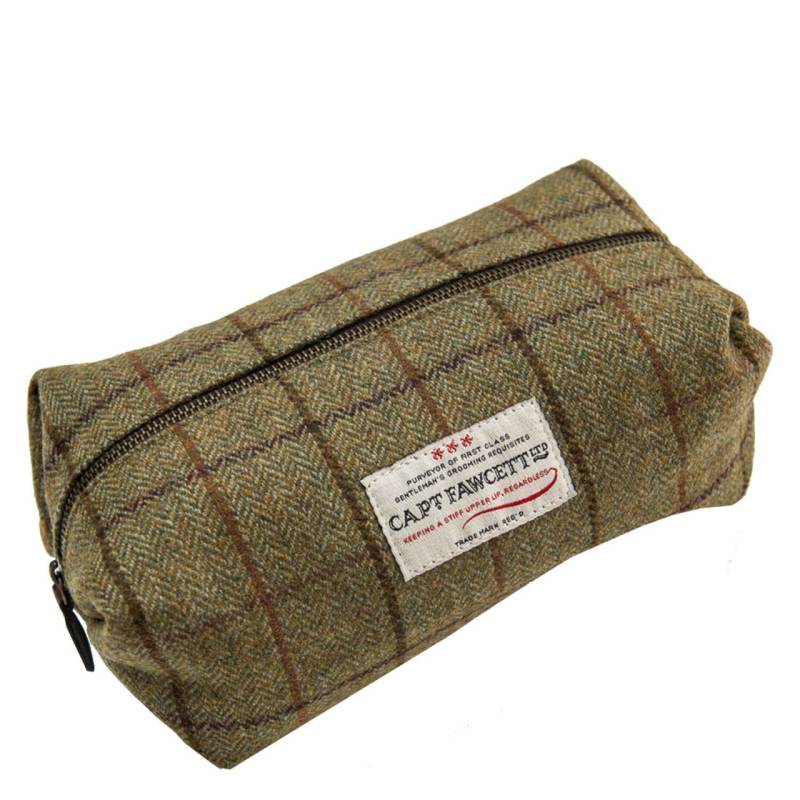 Capt. Fawcett Tools - Tweed Wash Bag von Captain Fawcett