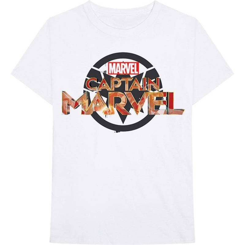 New Tshirt Damen Weiss M von Captain Marvel