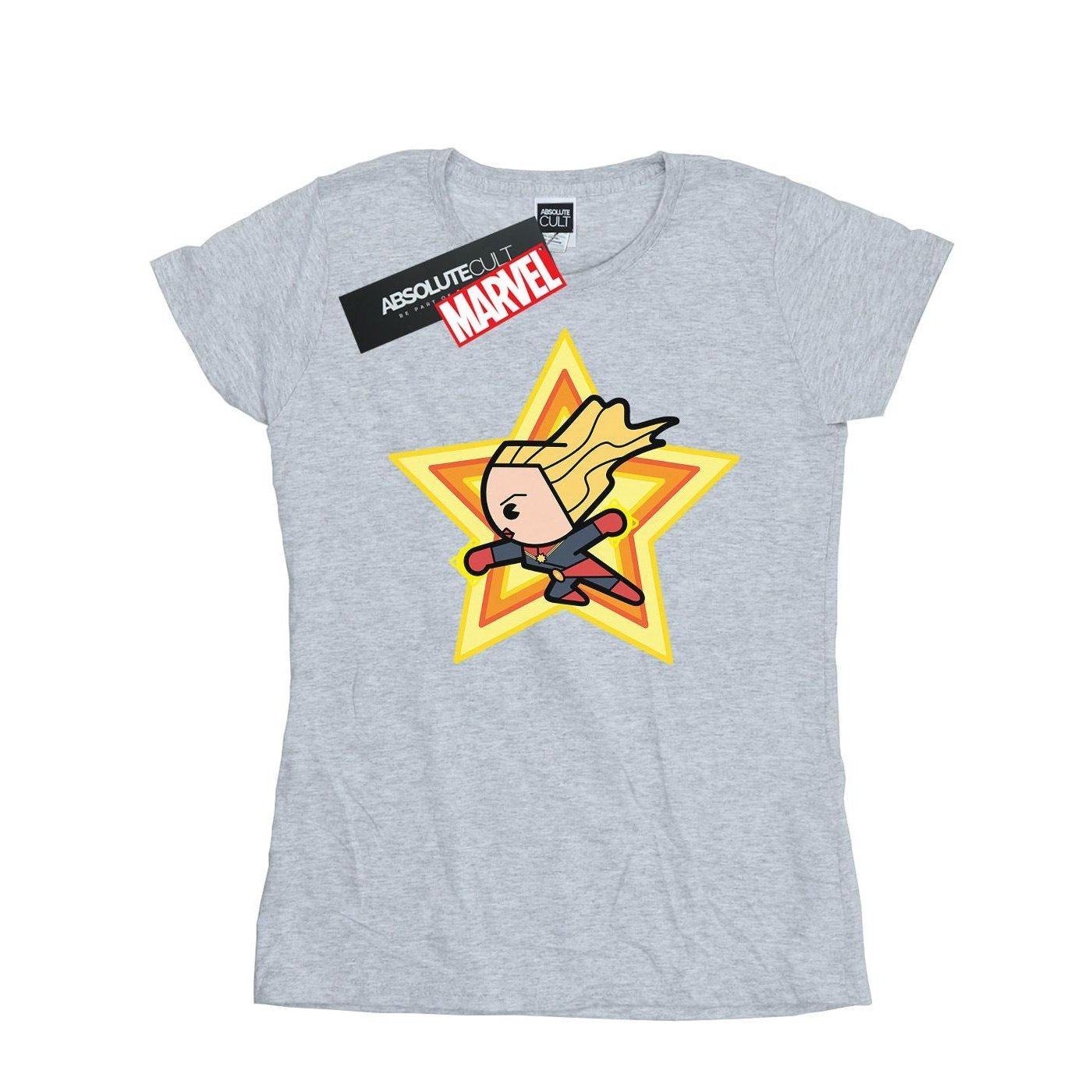 Captain Marvel - TShirt, für Damen, Grau, Größe XL von Captain Marvel