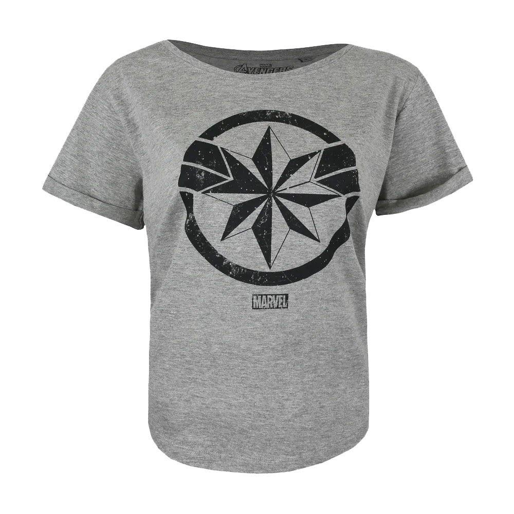 Tshirt Damen Grau XL von Captain Marvel