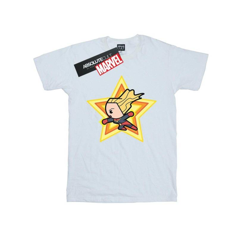 Tshirt Mädchen Weiss 152-158 von Captain Marvel