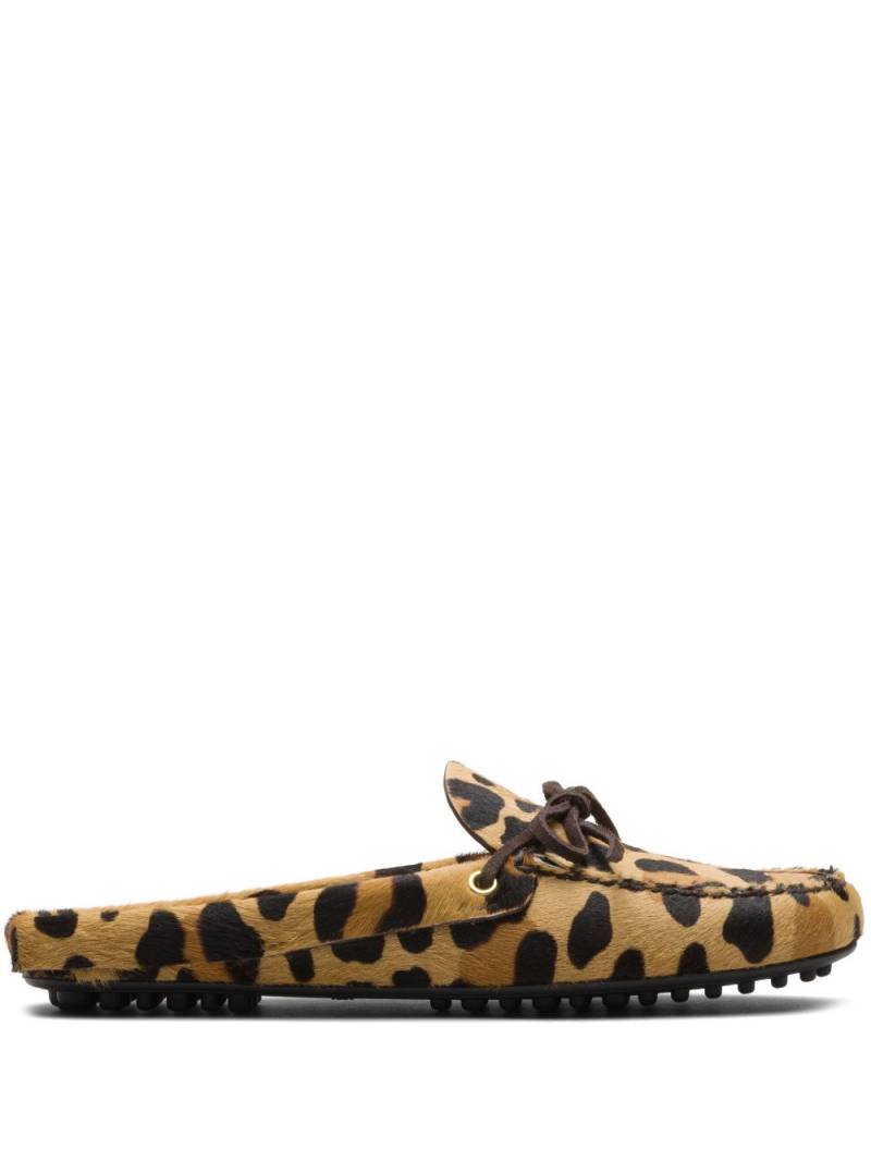 Car Shoe leopard-print slippers - Brown von Car Shoe