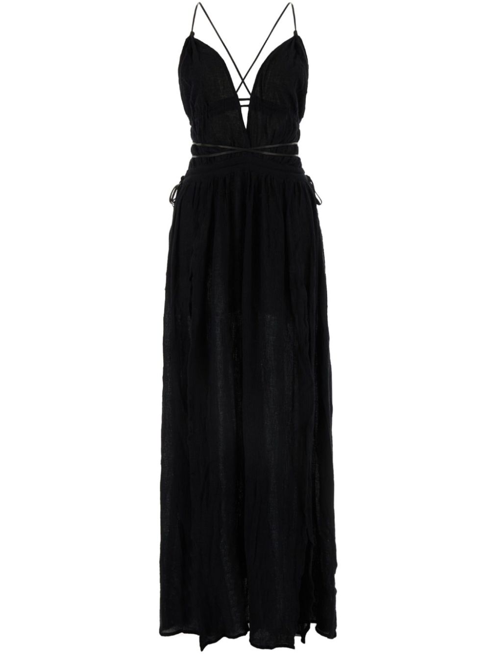 Caravana sleeveless maxi dress - Black von Caravana