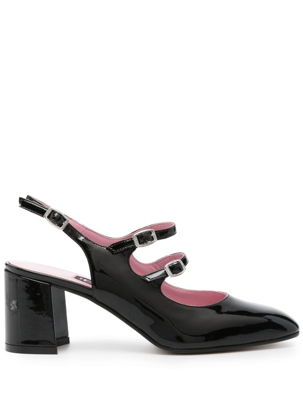 Carel Paris 70mm patent-leather pumps - Black von Carel Paris