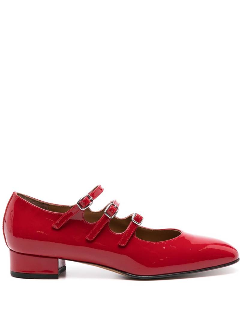 Carel Paris Ariana 20mm Mary Jane ballerina shoes - Red von Carel Paris