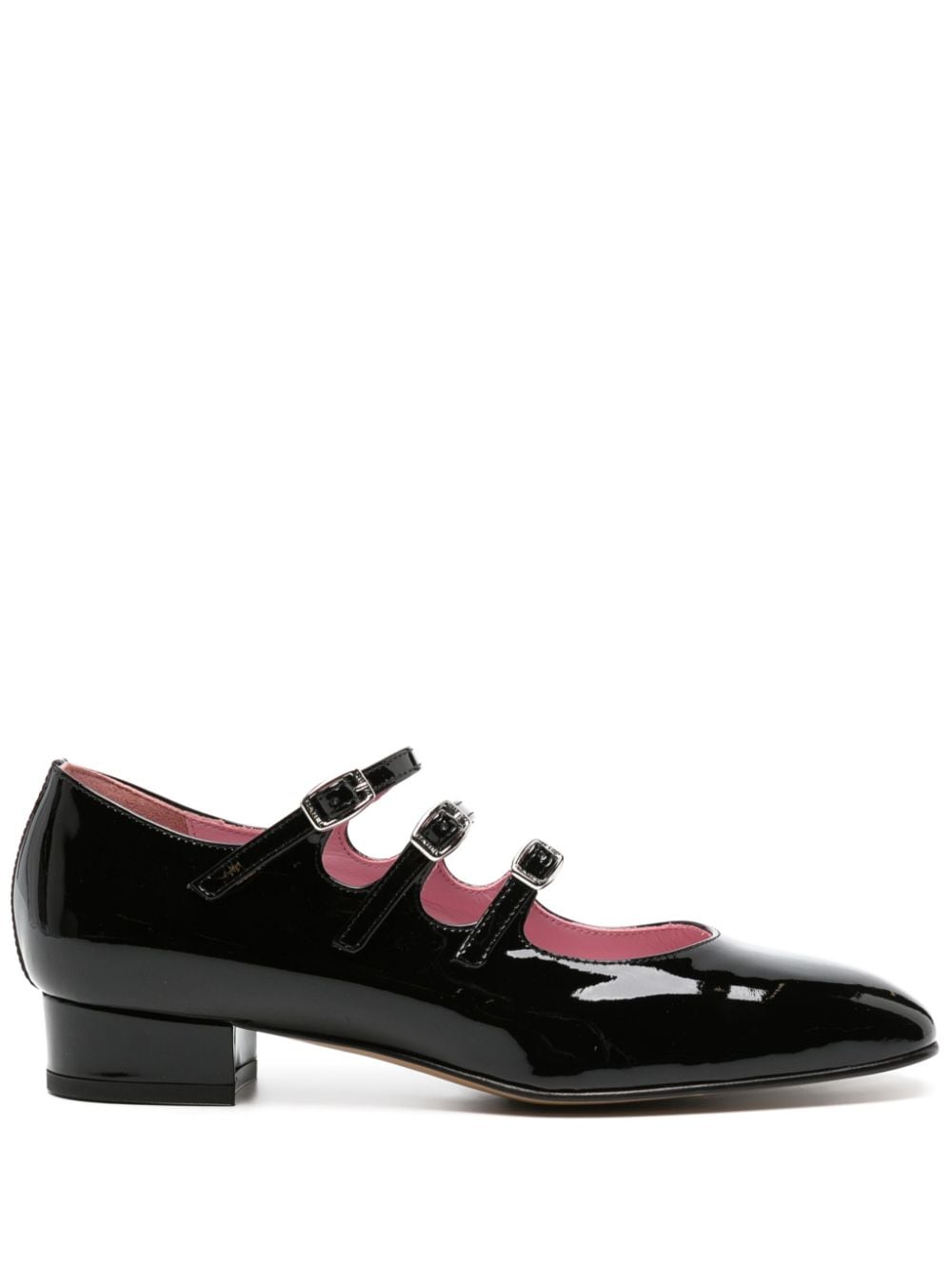 Carel Paris Ariana 30mm leather ballerina shoes - Black von Carel Paris