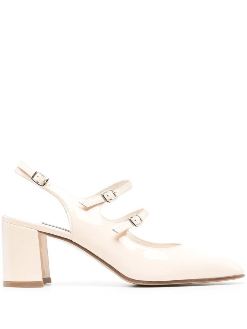 Carel Paris Banana 70mm slingback Mary Janes - Neutrals von Carel Paris