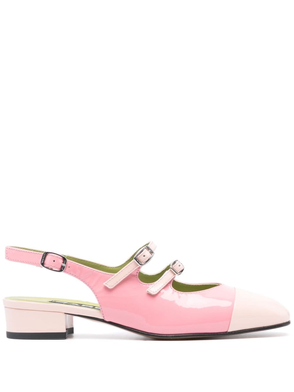 Carel Paris Corail 10mm leather ballerina shoes - Pink von Carel Paris