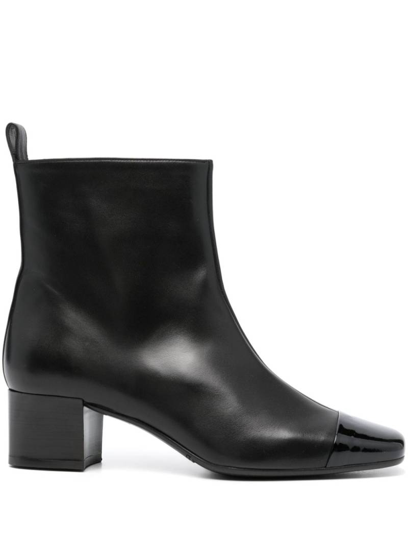 Carel Paris Estime 45mm square-toe boots - Black von Carel Paris