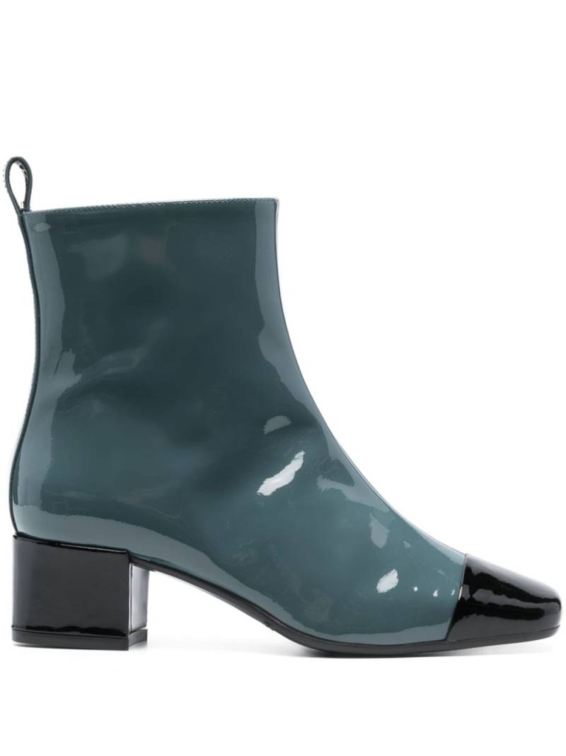 Carel Paris Estime patent-leather boots - Grey von Carel Paris