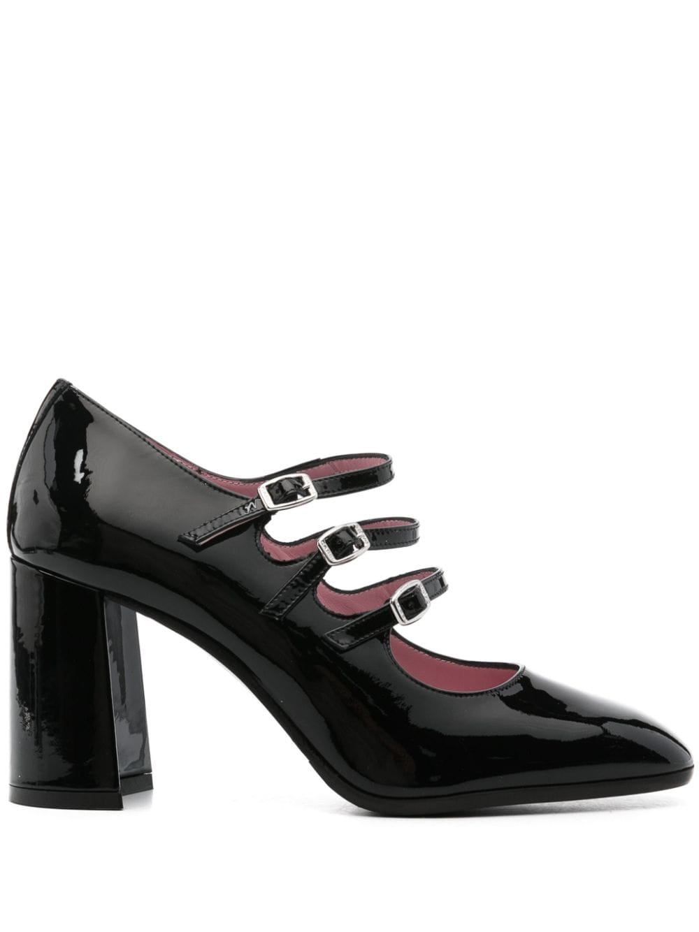 Carel Paris Keel 85mm Mary Jane pumps - Black von Carel Paris