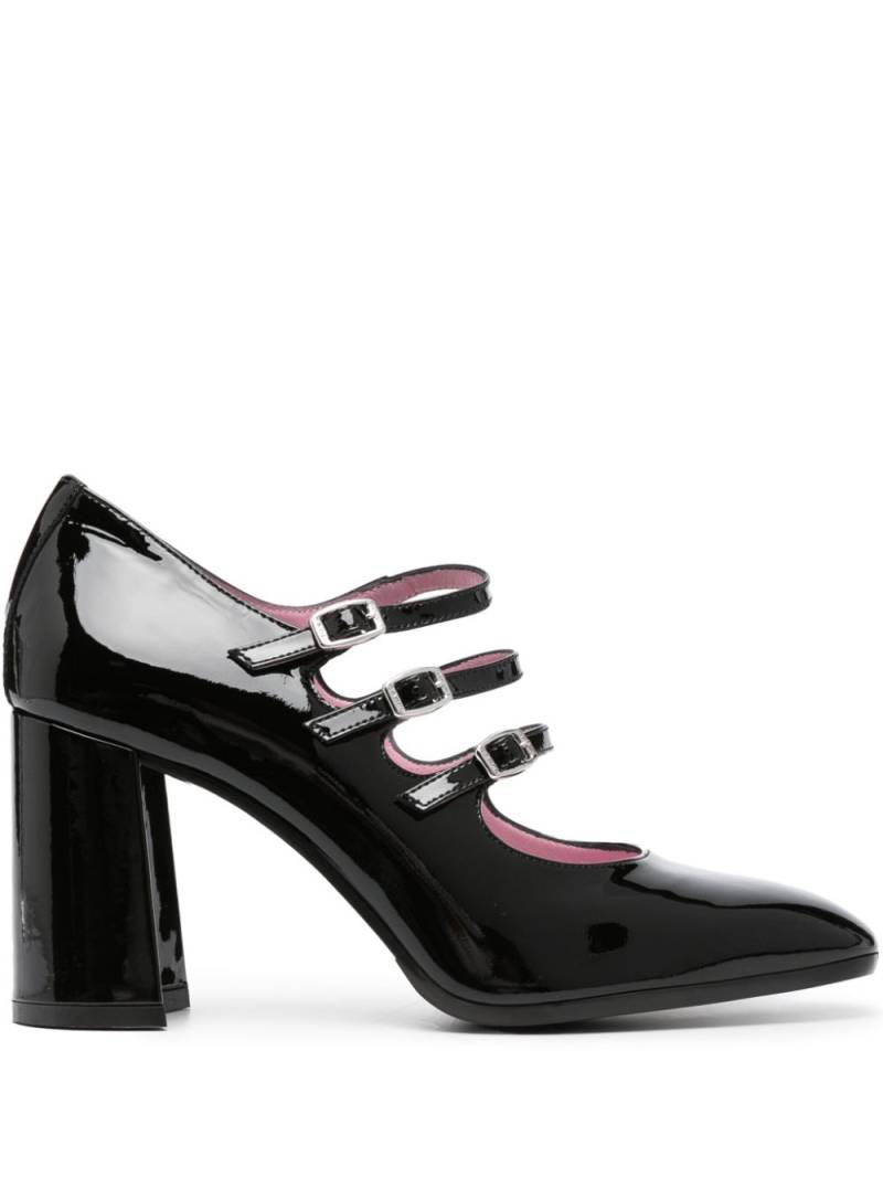 Carel Paris Keel 90mm leather pumps - Black von Carel Paris