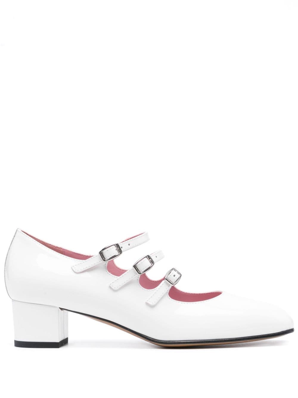 Carel Paris Kina 40mm Mary Jane pumps - White von Carel Paris