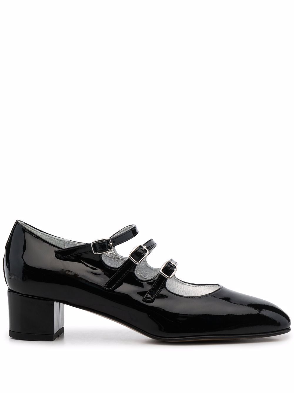 Carel Paris Kina 40mm buckled pumps - Black von Carel Paris