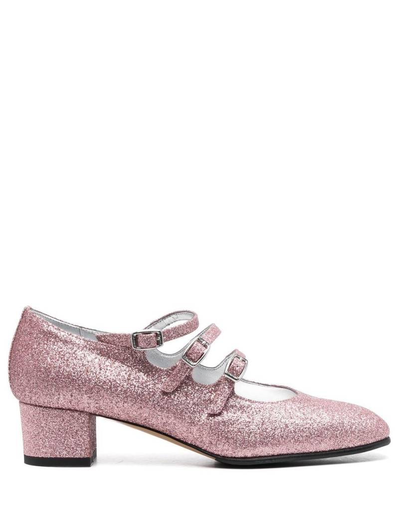 Carel Paris Kina glitter pumps - Pink von Carel Paris