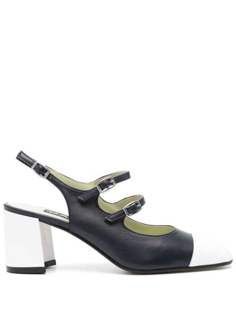 Carel Paris Papaya 60mm leather pumps - Blue von Carel Paris