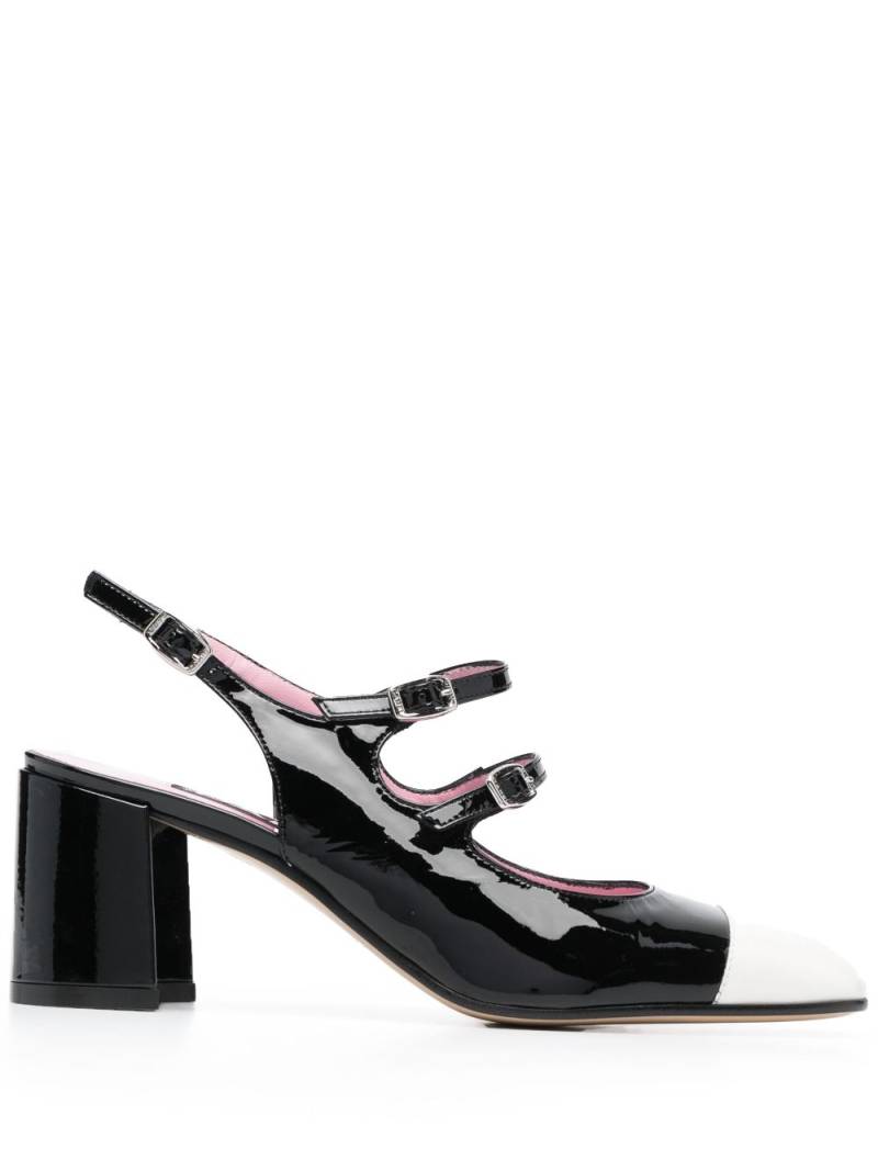 Carel Paris Papaya 65mm two-tone pumps - Black von Carel Paris