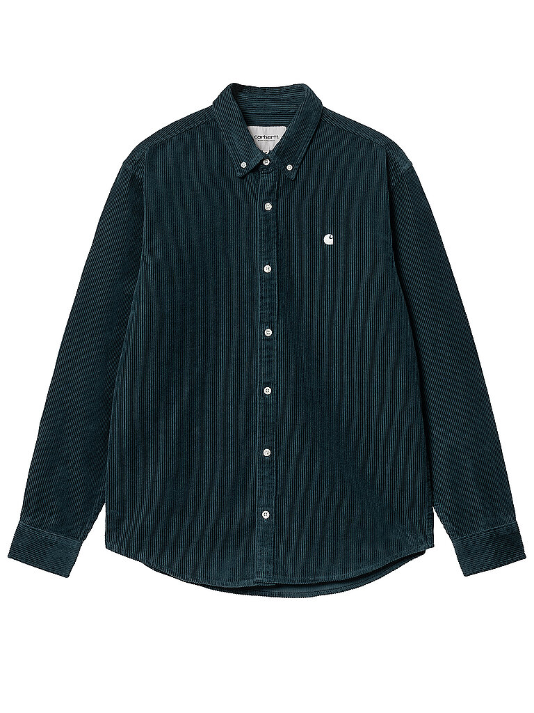 CARHARTT WIP Cordhemd MADISON petrol | XS von Carhartt WIP