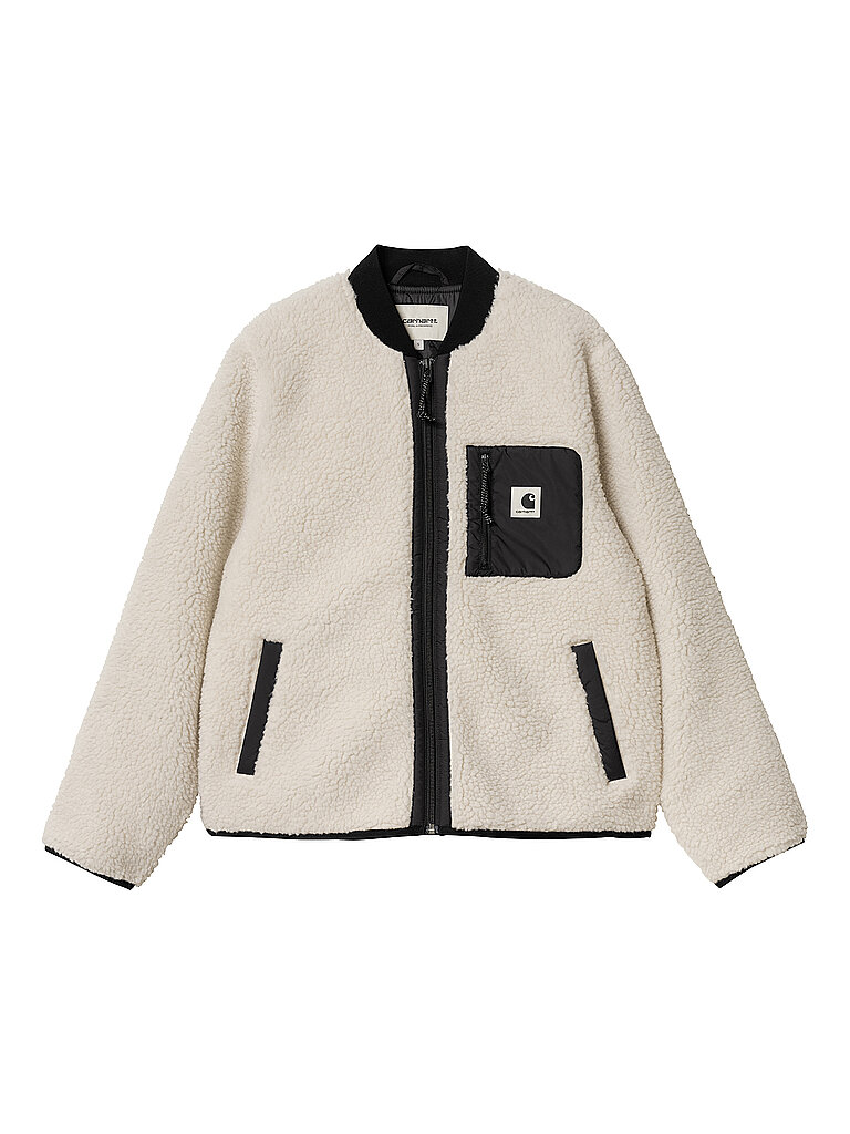 CARHARTT WIP Fleecejacke JANET creme | S von Carhartt WIP