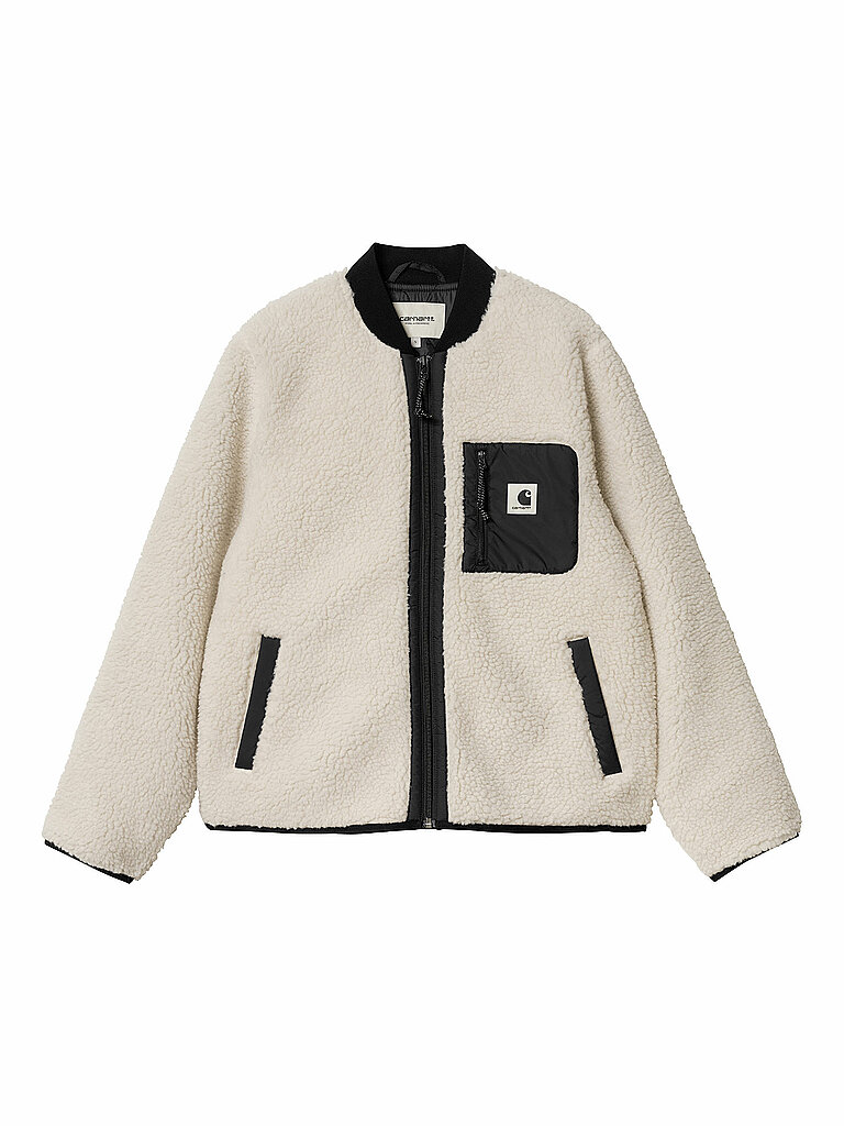 CARHARTT WIP Fleecejacke JANET creme | XS von Carhartt WIP