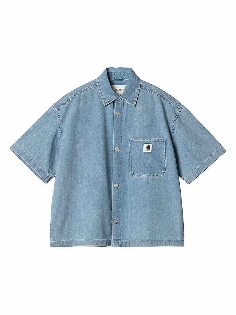CARHARTT WIP Jeansbluse LOVILIA hellblau | S CARHARTT WIP Jeansbluse LOVILIA hellblau | S von Carhartt WIP