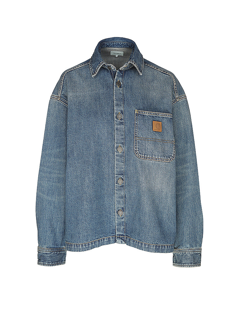 CARHARTT WIP Jeansbluse W'LOVILIA dunkelblau | L von Carhartt WIP