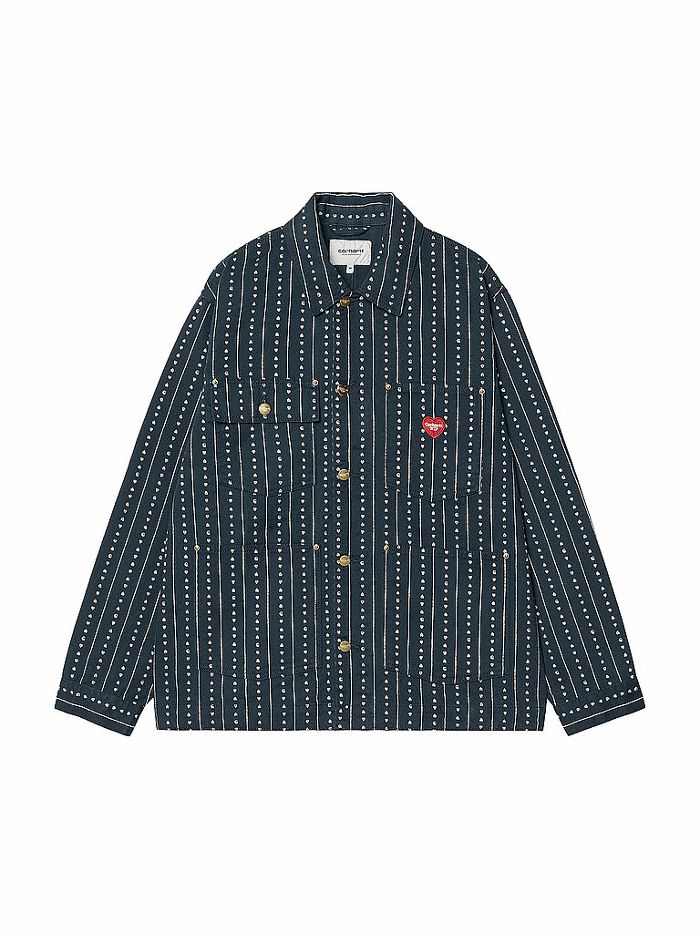 CARHARTT WIP Jeansjacke DREWE CHORE dunkelblau | S CARHARTT WIP Jeansjacke DREWE CHORE dunkelblau | S von Carhartt WIP