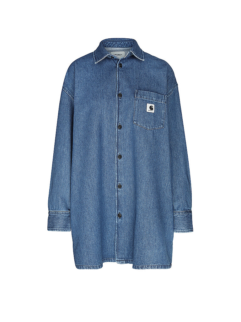 CARHARTT WIP Overshirt GLENNON  blau | M von Carhartt WIP