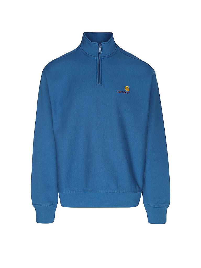 CARHARTT WIP Troyer Sweater blau | L von Carhartt WIP