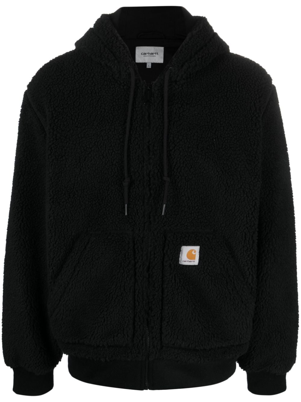 Carhartt WIP Active Liner fleece hooded jacket - Black von Carhartt WIP