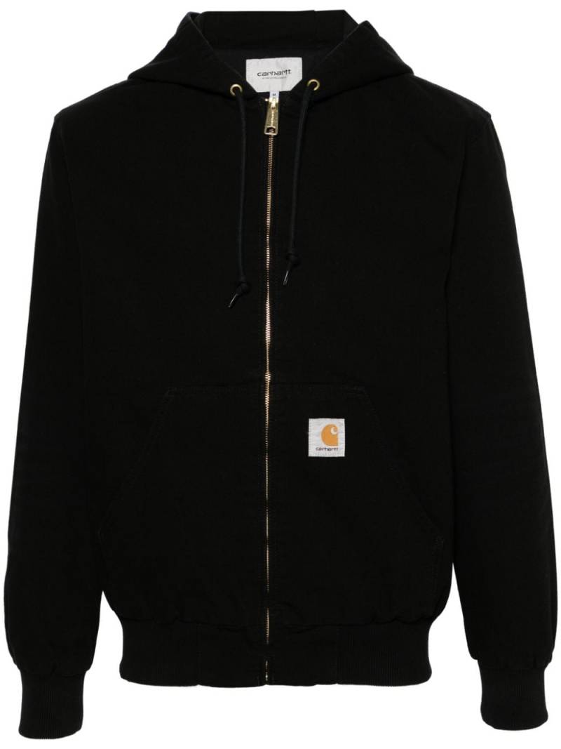 Carhartt WIP Active hooded canvas jacket - Black von Carhartt WIP