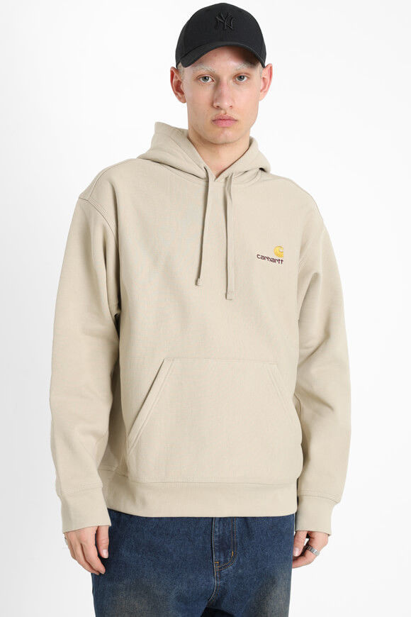 Carhartt WIP American Script Oversize Kapuzensweatshirt | Fleur De Sel | Herren | L Carhartt WIP American Script Oversize Kapuzensweatshirt | Fleur De Sel | Herren | L von Carhartt WIP
