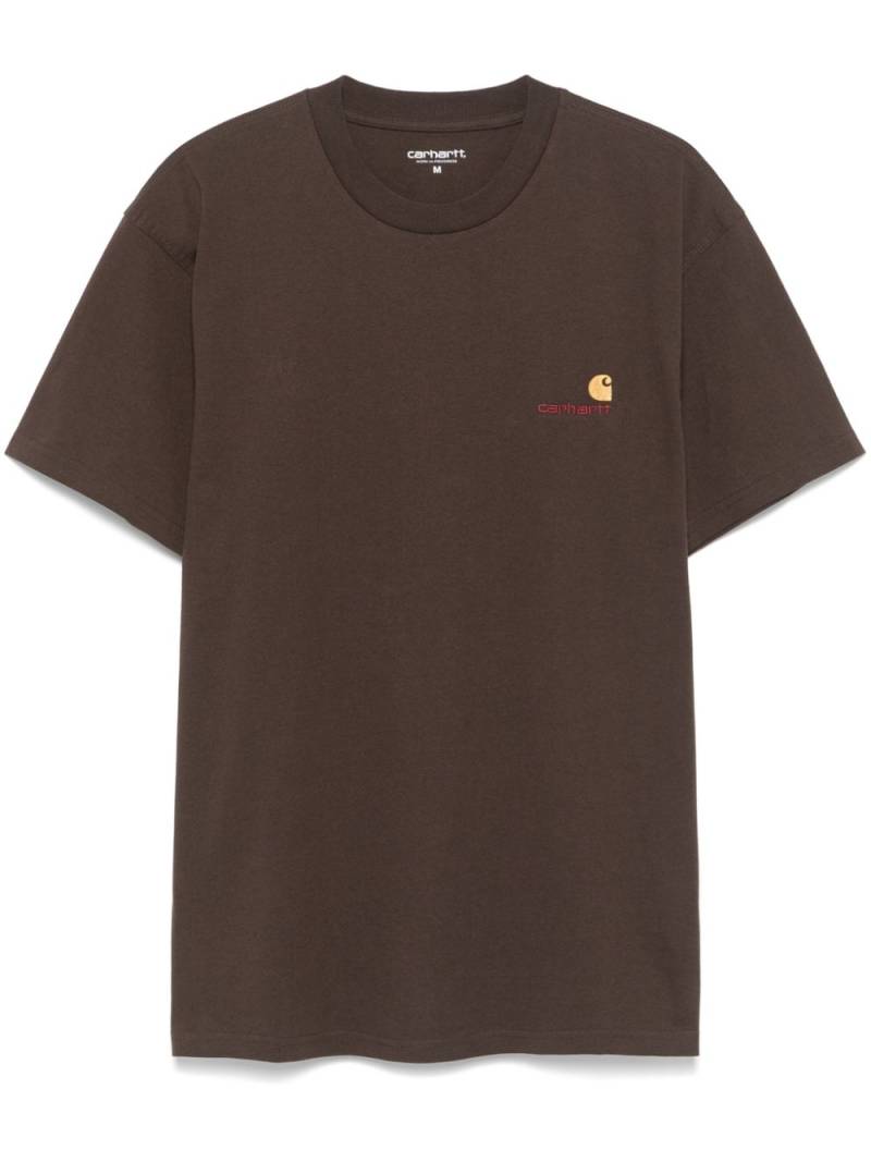 Carhartt WIP American Script T-shirt - Brown von Carhartt WIP