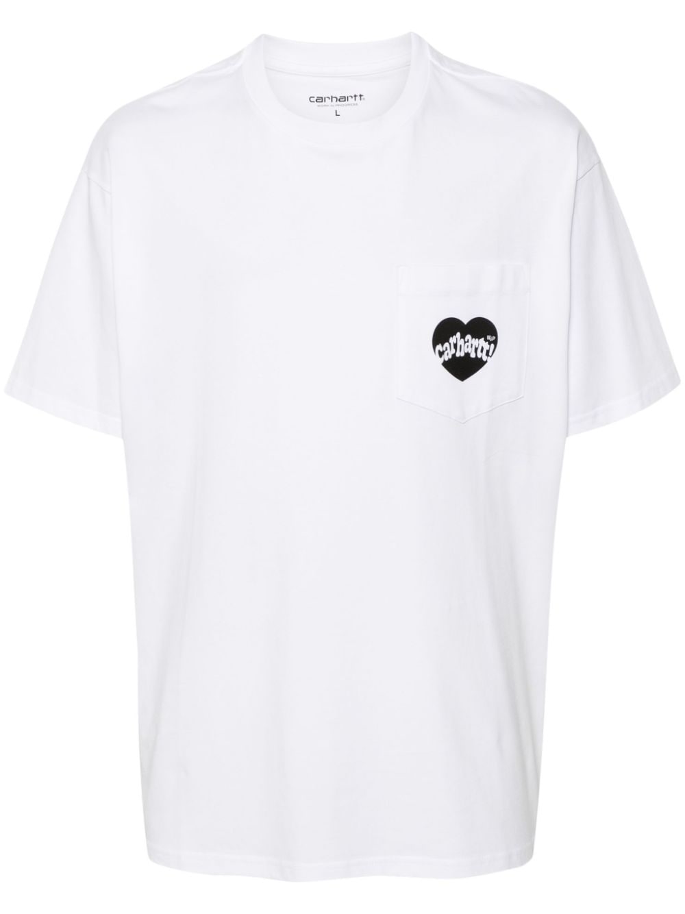 Carhartt WIP Amour logo-print cotton T-shirt - White von Carhartt WIP