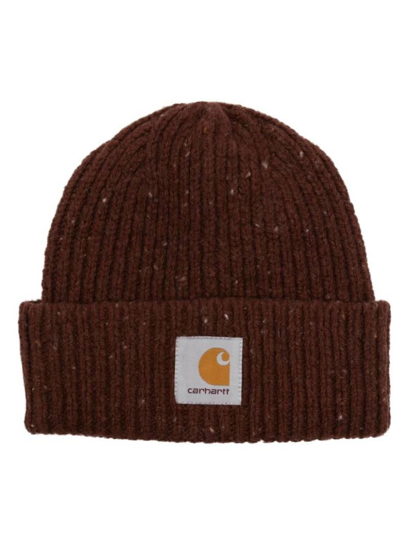 Carhartt WIP Anglistic beanie hat - Brown von Carhartt WIP