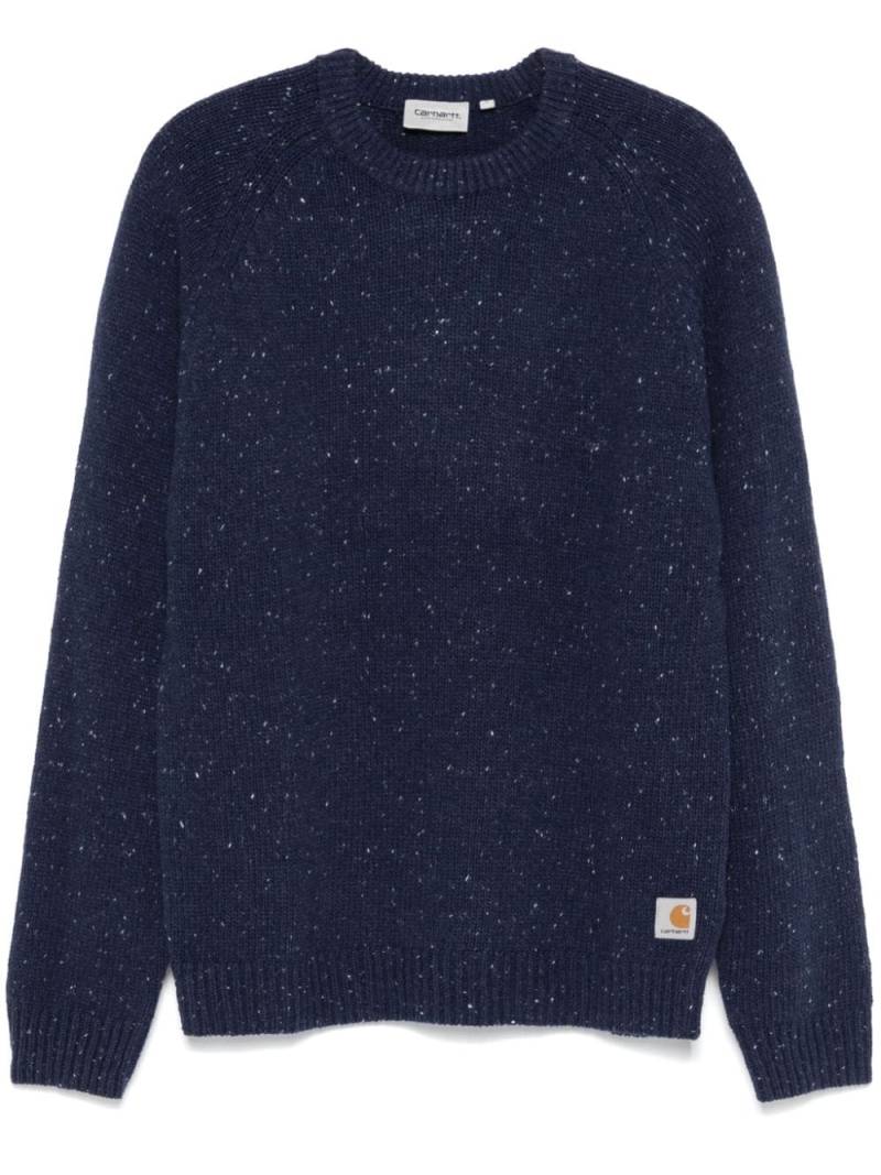 Carhartt WIP Anglistic sweater - Blue von Carhartt WIP